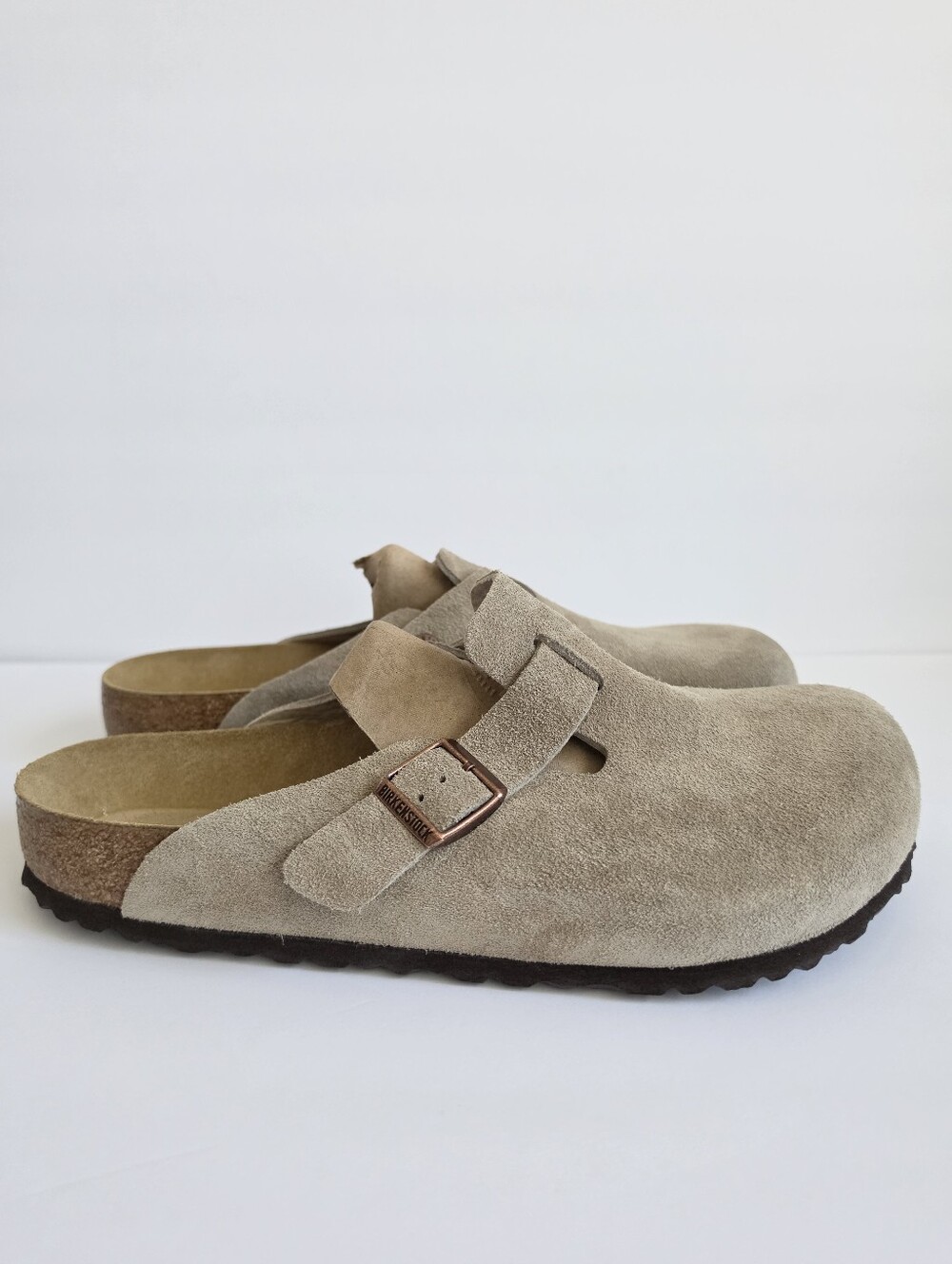 Mens Birkenstock Suede Boston Slip-On 46 - Picture 4 of 7